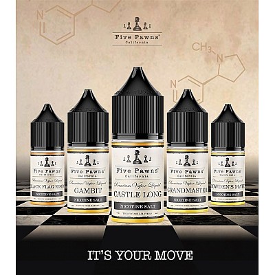 Five Pawns Castle Long 30 ML Salt Premium Likit