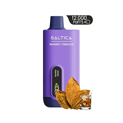 Saltica 12000 Puff Whiskey Tobacco Puff Ekranlı