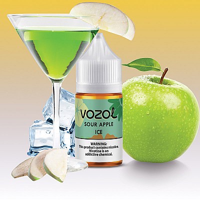 Vozol Bar Sour Apple İce 30 ML Likit