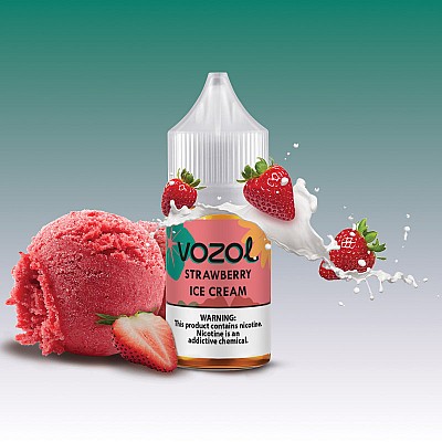 Vozol Bar Strawberry İce Cream 30 ML Likit