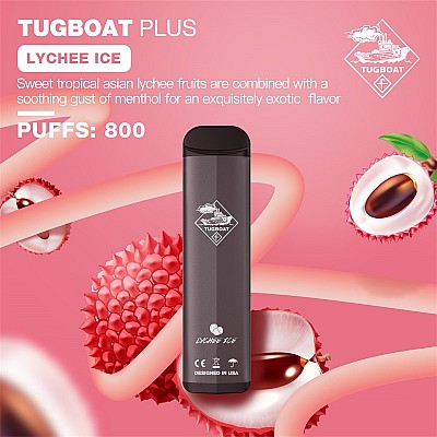 Tugboat Plus 800 Lychee Ice