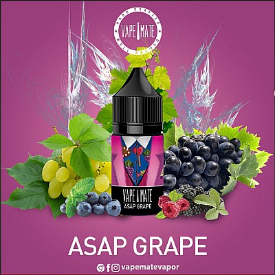 Vape Mate Asap Grape 30 ML Likit