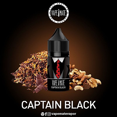 Vape Mate Captain Noir 30 ML Salt Likit