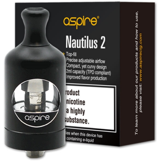 Aspire Nautilus 2 Atomizer  en uygun fiyatlar ile ebuhar da!  Aspire Nautilus 2 Atomizer özellikleri, fiyatı, incelemesi, yorumları ve taksit seçenekleri için hemen tıklayın!