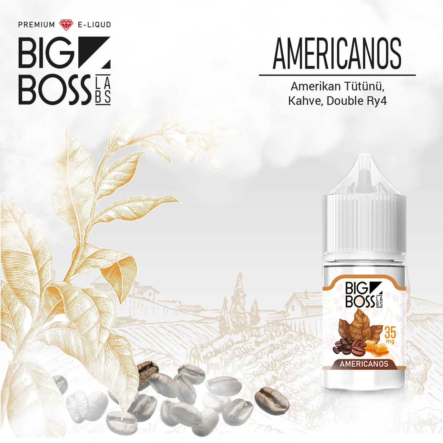 Big Boss Amerikanos 30 ML Likit  en uygun fiyatlar ile ebuhar da!  Big Boss Amerikanos 30 ML Likit özellikleri, fiyatı, incelemesi, yorumları ve taksit seçenekleri için hemen tıklayın!