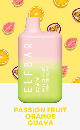 Elfbar 4000 Passion Fruit Orange Guava  en uygun fiyatlar ile ebuhar da!  Elfbar 4000 Passion Fruit Orange Guava özellikleri, fiyatı, incelemesi, yorumları ve taksit seçenekleri için hemen tıklayın!