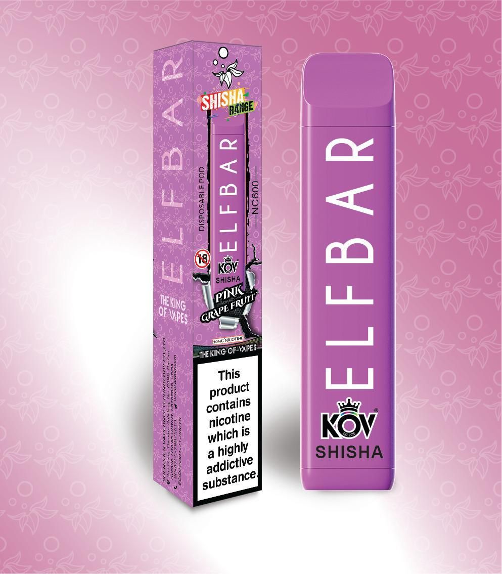 Elfbar Sisha NC600 Pink Grape Fruit  en uygun fiyatlar ile ebuhar da!  Elfbar Sisha NC600 Pink Grape Fruit özellikleri, fiyatı, incelemesi, yorumları ve taksit seçenekleri için hemen tıklayın!