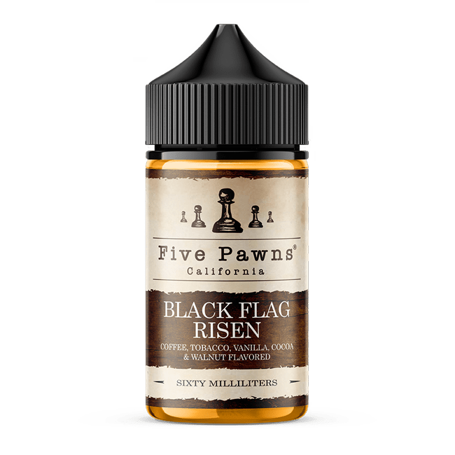 Five Pawns Black Flag Risen 60ML Premium Likit  en uygun fiyatlar ile ebuhar da!  Five Pawns Black Flag Risen 60ML Premium Likit özellikleri, fiyatı, incelemesi, yorumları ve taksit seçenekleri için hemen tıklayın!