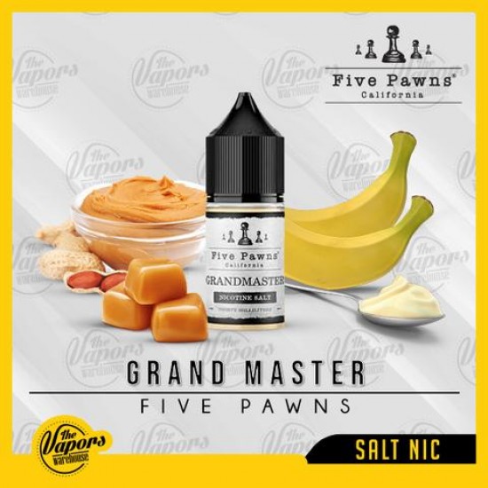 Five Pawns GrandMaster 30ML Salt Premium Likit  en uygun fiyatlar ile ebuhar da!  Five Pawns GrandMaster 30ML Salt Premium Likit özellikleri, fiyatı, incelemesi, yorumları ve taksit seçenekleri için hemen tıklayın!