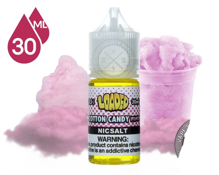 Loaded Cotton Candy Pink 30ML Salt Likit  en uygun fiyatlar ile ebuhar da!  Loaded Cotton Candy Pink 30ML Salt Likit özellikleri, fiyatı, incelemesi, yorumları ve taksit seçenekleri için hemen tıklayın!