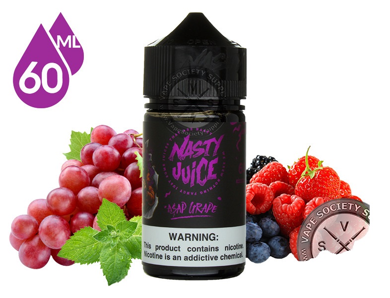 Nasty Juice Asap Grape 60ML Premium Likit  en uygun fiyatlar ile ebuhar da!  Nasty Juice Asap Grape 60ML Premium Likit özellikleri, fiyatı, incelemesi, yorumları ve taksit seçenekleri için hemen tıklayın!