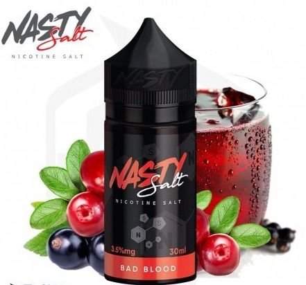 Nasty Juice Bad Blood 30ML Premium Salt Likit  en uygun fiyatlar ile ebuhar da!  Nasty Juice Bad Blood 30ML Premium Salt Likit özellikleri, fiyatı, incelemesi, yorumları ve taksit seçenekleri için hemen tıklayın!