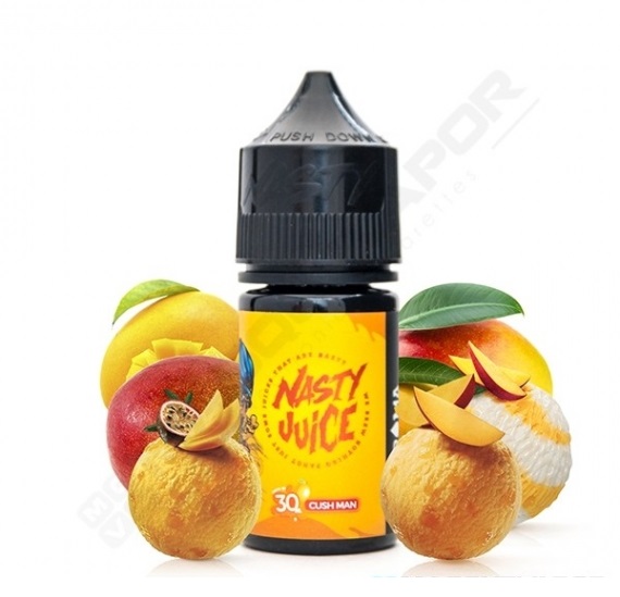 Nasty Juice Cush Man Mango 30ml Premium Salt Likit  en uygun fiyatlar ile ebuhar da!  Nasty Juice Cush Man Mango 30ml Premium Salt Likit özellikleri, fiyatı, incelemesi, yorumları ve taksit seçenekleri için hemen tıklayın!