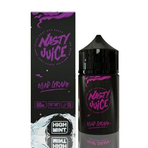 Nasty Juice High Mint Asap Grape 60ML Premium Likit  en uygun fiyatlar ile ebuhar da!  Nasty Juice High Mint Asap Grape 60ML Premium Likit özellikleri, fiyatı, incelemesi, yorumları ve taksit seçenekleri için hemen tıklayın!