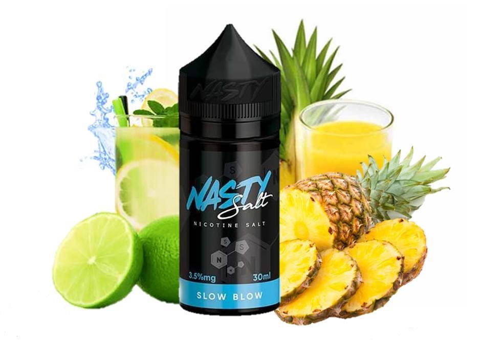 Nasty Juice Slow Blow 30ML Premium Salt Likit  en uygun fiyatlar ile ebuhar da!  Nasty Juice Slow Blow 30ML Premium Salt Likit özellikleri, fiyatı, incelemesi, yorumları ve taksit seçenekleri için hemen tıklayın!