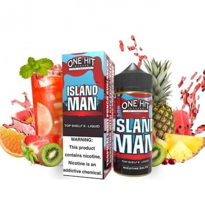 One Hit Wonder Island Man 100ml Premium Likit  en uygun fiyatlar ile ebuhar da!  One Hit Wonder Island Man 100ml Premium Likit özellikleri, fiyatı, incelemesi, yorumları ve taksit seçenekleri için hemen tıklayın!