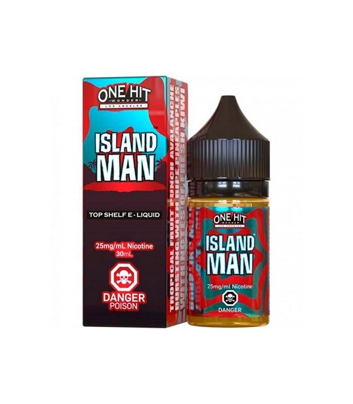 One Hit Wonder Island Man 30ML Premium Salt Likit  en uygun fiyatlar ile ebuhar da!  One Hit Wonder Island Man 30ML Premium Salt Likit özellikleri, fiyatı, incelemesi, yorumları ve taksit seçenekleri için hemen tıklayın!