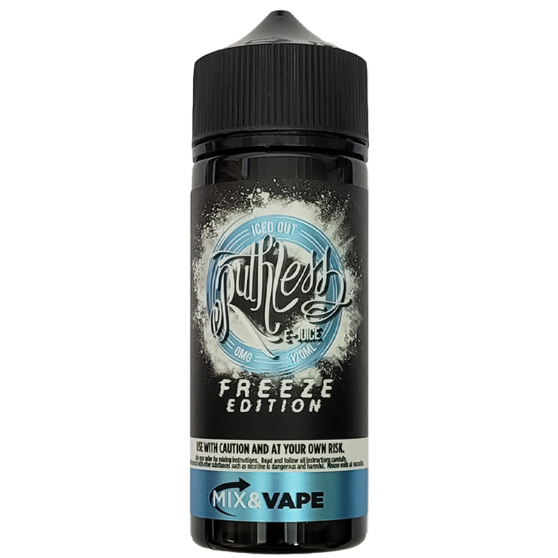 Ruthless Freeze Iced Out 120ML Likit  en uygun fiyatlar ile ebuhar da!  Ruthless Freeze Iced Out 120ML Likit özellikleri, fiyatı, incelemesi, yorumları ve taksit seçenekleri için hemen tıklayın!