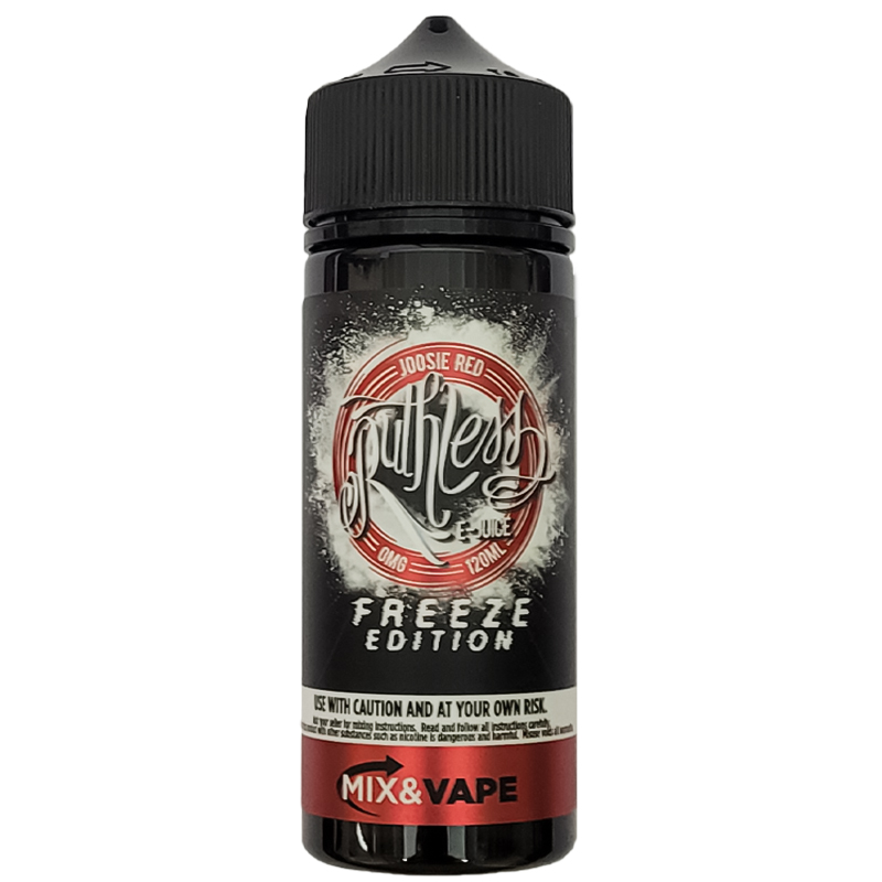 Ruthless Freeze Joosie Red Likit 120ML  en uygun fiyatlar ile ebuhar da!  Ruthless Freeze Joosie Red Likit 120ML özellikleri, fiyatı, incelemesi, yorumları ve taksit seçenekleri için hemen tıklayın!