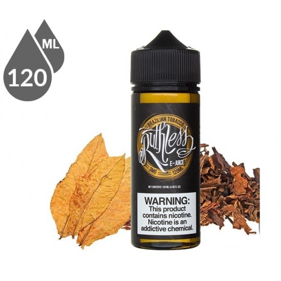 Ruthless Likit Brazilian Tobacco 120ML Likit  en uygun fiyatlar ile ebuhar da!  Ruthless Likit Brazilian Tobacco 120ML Likit özellikleri, fiyatı, incelemesi, yorumları ve taksit seçenekleri için hemen tıklayın!