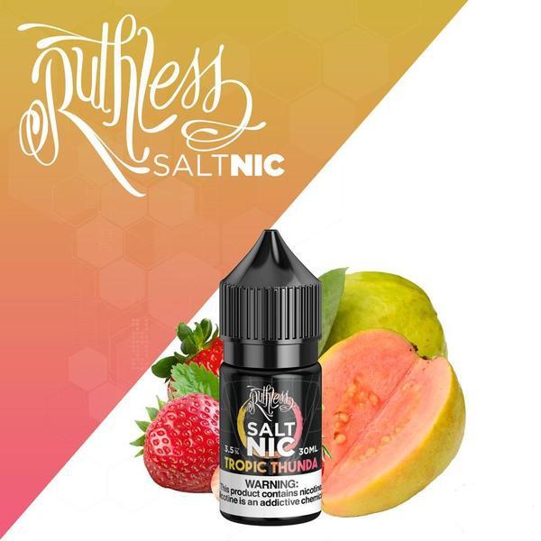 Ruthless Salt Tropic Thunda 30ml  en uygun fiyatlar ile ebuhar da!  Ruthless Salt Tropic Thunda 30ml özellikleri, fiyatı, incelemesi, yorumları ve taksit seçenekleri için hemen tıklayın!