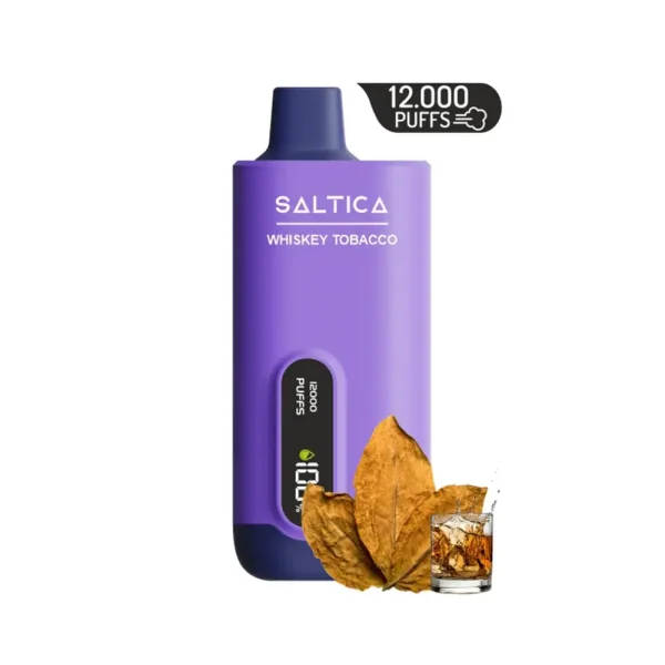 Saltica 12000 Puff Whiskey Tobacco Puff Ekranlı  en uygun fiyatlar ile ebuhar da!  Saltica 12000 Puff Whiskey Tobacco Puff Ekranlı özellikleri, fiyatı, incelemesi, yorumları ve taksit seçenekleri için hemen tıklayın!