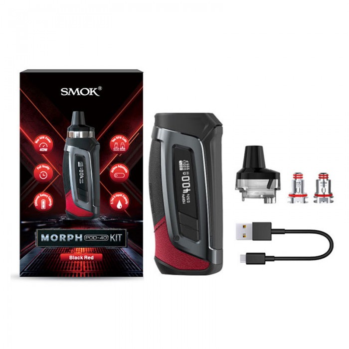 SMOK MORPH POD-40 Kit 2000mAh  en uygun fiyatlar ile ebuhar da!  SMOK MORPH POD-40 Kit 2000mAh özellikleri, fiyatı, incelemesi, yorumları ve taksit seçenekleri için hemen tıklayın!