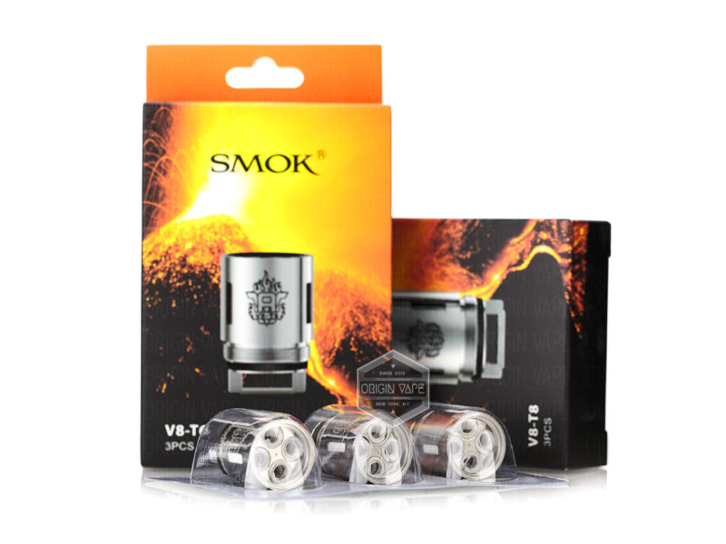 Smok TFV8 Coil V8-T6  en uygun fiyatlar ile ebuhar da!  Smok TFV8 Coil V8-T6 özellikleri, fiyatı, incelemesi, yorumları ve taksit seçenekleri için hemen tıklayın!