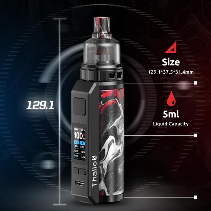 SMOK Thallo S 100W  en uygun fiyatlar ile ebuhar da!  SMOK Thallo S 100W özellikleri, fiyatı, incelemesi, yorumları ve taksit seçenekleri için hemen tıklayın!