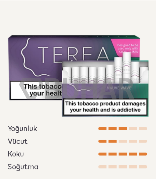 TEREA Mauve (Aromatik) en uygun fiyatlar ile ebuhar da!  IQOS Sigara özellikleri, fiyatı, incelemesi, yorumları ve taksit seçenekleri için hemen tıklayın!