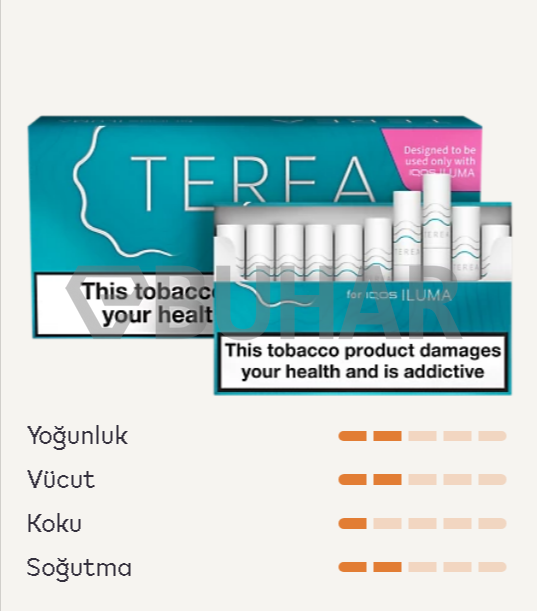 TEREA Turquoise (Klasik Tütün) en uygun fiyatlar ile ebuhar da!  IQOS Sigara özellikleri, fiyatı, incelemesi, yorumları ve taksit seçenekleri için hemen tıklayın!