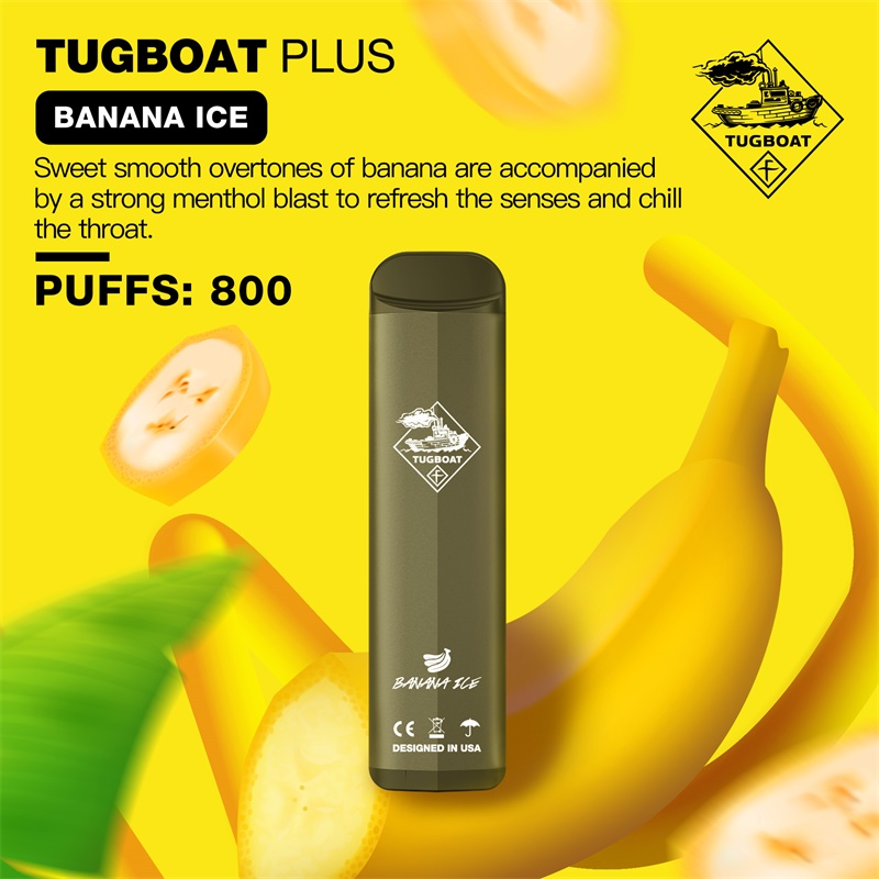 Tugboat Plus 800 Banana Ice  en uygun fiyatlar ile ebuhar da!  Tugboat Plus 800 Banana Ice özellikleri, fiyatı, incelemesi, yorumları ve taksit seçenekleri için hemen tıklayın!