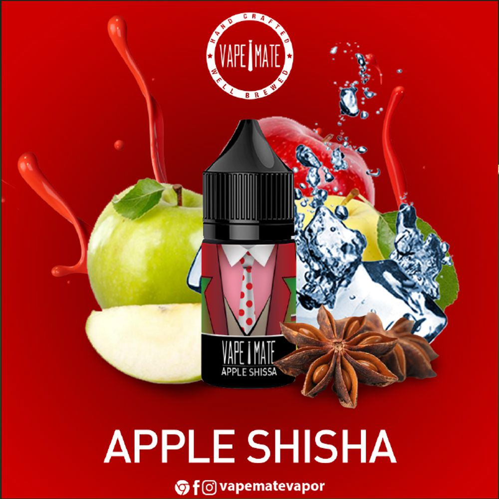 Vape Mate Apple Shisha 30 ML Likit  en uygun fiyatlar ile ebuhar da!  Vape Mate Apple Shisha 30 ML Likit özellikleri, fiyatı, incelemesi, yorumları ve taksit seçenekleri için hemen tıklayın!