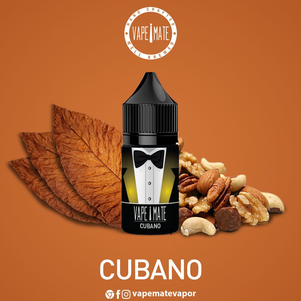 Vape Mate Cubano 30 ML Likit  en uygun fiyatlar ile ebuhar da!  Vape Mate Cubano 30 ML Likit özellikleri, fiyatı, incelemesi, yorumları ve taksit seçenekleri için hemen tıklayın!