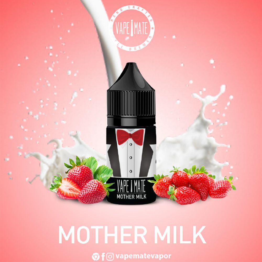 Vape Mate Mother Milk 30 ML Salt Likit  en uygun fiyatlar ile ebuhar da!  Vape Mate Mother Milk 30 ML Salt Likit özellikleri, fiyatı, incelemesi, yorumları ve taksit seçenekleri için hemen tıklayın!