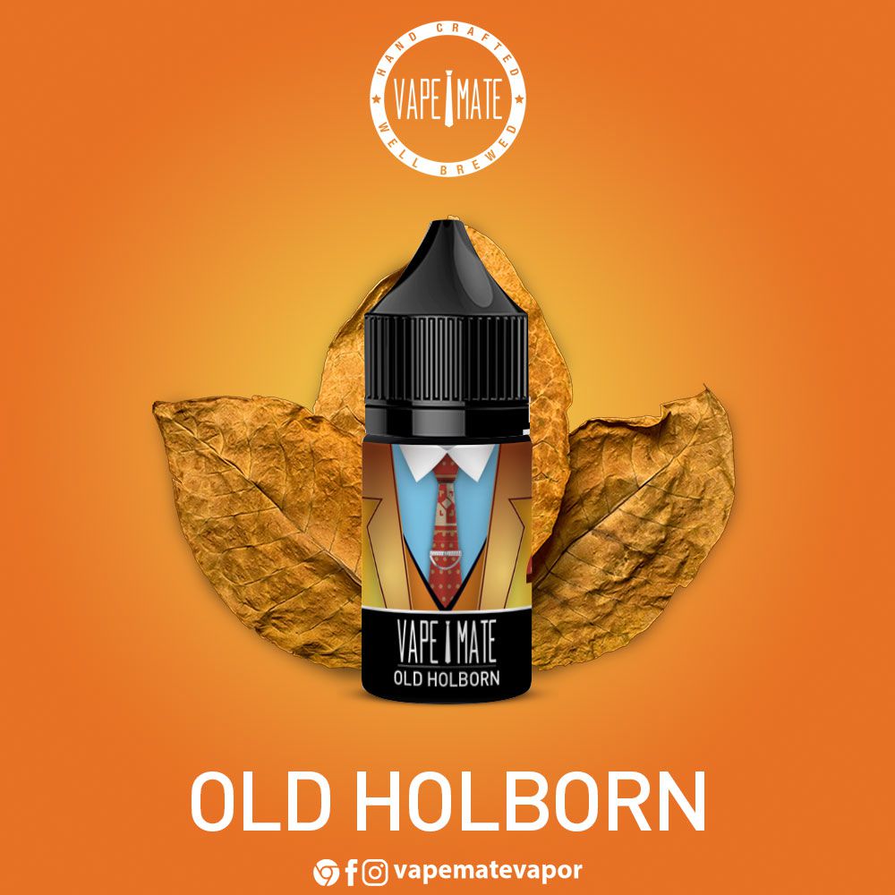 Vape Mate Old Holborn 30 ML Likit  en uygun fiyatlar ile ebuhar da!  Vape Mate Old Holborn 30 ML Likit özellikleri, fiyatı, incelemesi, yorumları ve taksit seçenekleri için hemen tıklayın!