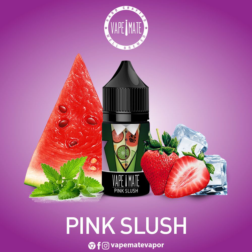 Vape Mate Pink Slush 30 ML Likit  en uygun fiyatlar ile ebuhar da!  Vape Mate Pink Slush 30 ML Likit özellikleri, fiyatı, incelemesi, yorumları ve taksit seçenekleri için hemen tıklayın!