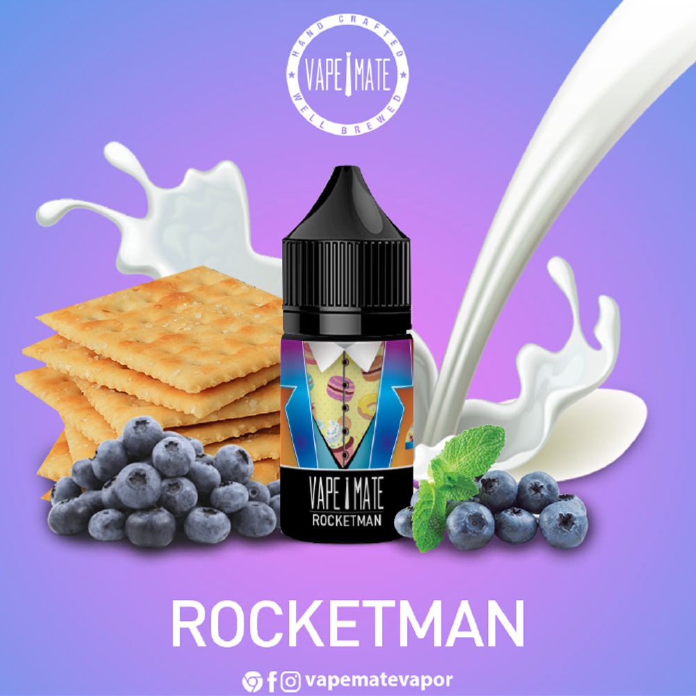 Vape Mate Rocketman 30 ML Likit  en uygun fiyatlar ile ebuhar da!  Vape Mate Rocketman 30 ML Likit özellikleri, fiyatı, incelemesi, yorumları ve taksit seçenekleri için hemen tıklayın!