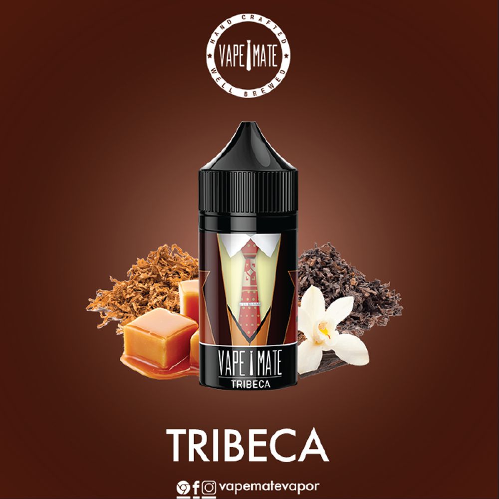 Vape Mate Tribeca 30 ML Likit  en uygun fiyatlar ile ebuhar da!  Vape Mate Tribeca 30 ML Likit özellikleri, fiyatı, incelemesi, yorumları ve taksit seçenekleri için hemen tıklayın!