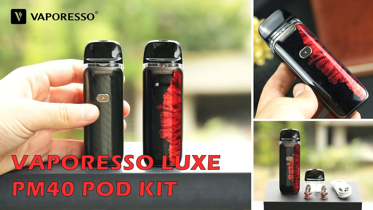 Vaporesso Luxe PM40 40W Pod Kit  en uygun fiyatlar ile ebuhar da!  Vaporesso Luxe PM40 40W Pod Kit özellikleri, fiyatı, incelemesi, yorumları ve taksit seçenekleri için hemen tıklayın!