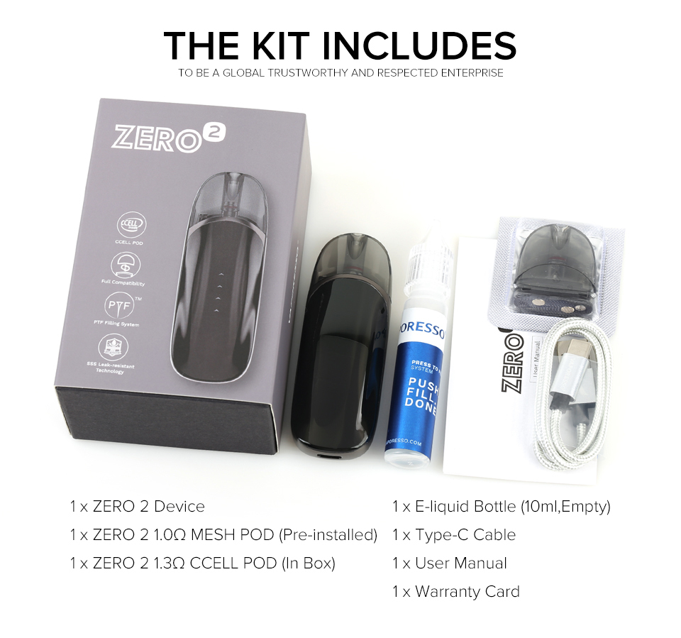 Vaporesso Zero 2  en uygun fiyatlar ile ebuhar da!  Vaporesso Zero 2 özellikleri, fiyatı, incelemesi, yorumları ve taksit seçenekleri için hemen tıklayın!