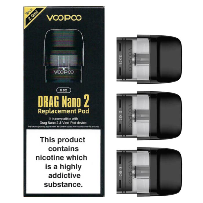 Voopoo Drag Nano 2 Pod Yedek Kartuş (3 Adet) Fiyatı ve Özellikleri