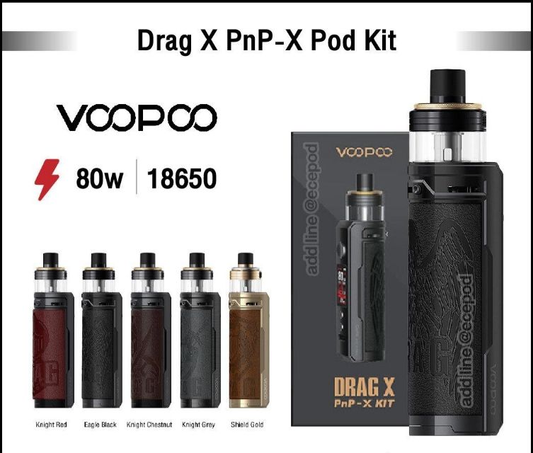 Voopoo Drag x PNP x Kit  en uygun fiyatlar ile ebuhar da!  Voopoo Drag x PNP x Kit özellikleri, fiyatı, incelemesi, yorumları ve taksit seçenekleri için hemen tıklayın!