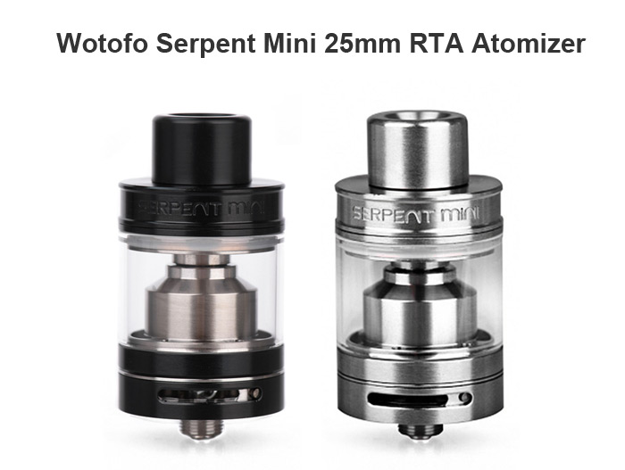 WOTOFO SERPENT MİNİ 25 RTA ATOMİZER  en uygun fiyatlar ile ebuhar da!  WOTOFO SERPENT MİNİ 25 RTA ATOMİZER özellikleri, fiyatı, incelemesi, yorumları ve taksit seçenekleri için hemen tıklayın!